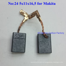 Power Tools Accessories Carbon Brushes/ Terminals for Makita 5*11*16.5